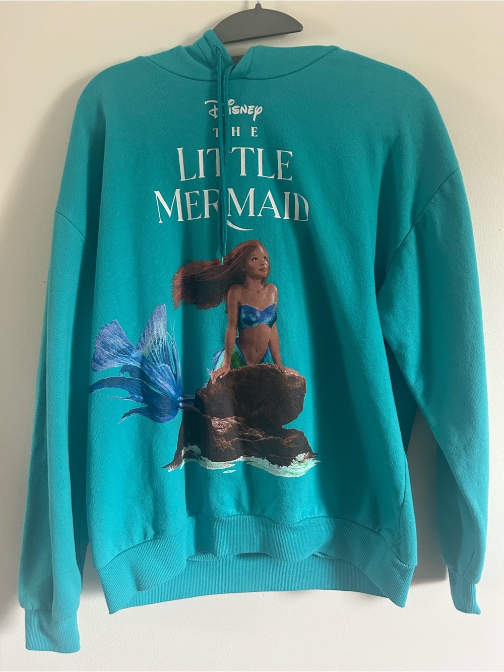 Disney Teal The Little Mermaid Graphic Crewneck Sweatshirt